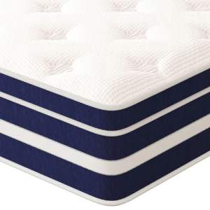 GUUKIN 12 inch Queen Mattress, Memory Foam & Spring Hybrid